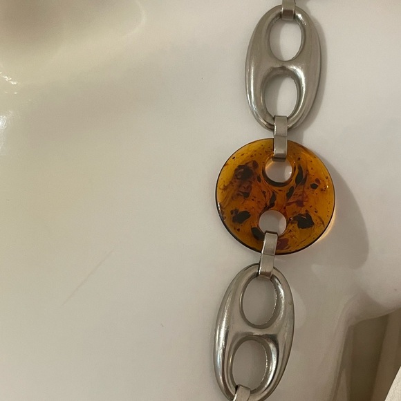 NWOT one shoulder sheer tunic African animal themed print - Picture 4 of 5